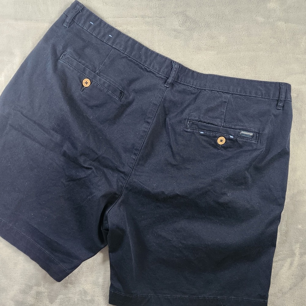 Fish Hippie Khaki Balao Shorts Navy Stretch Chinos Hiking Camping Mens Size 36 - Picture 5 of 7